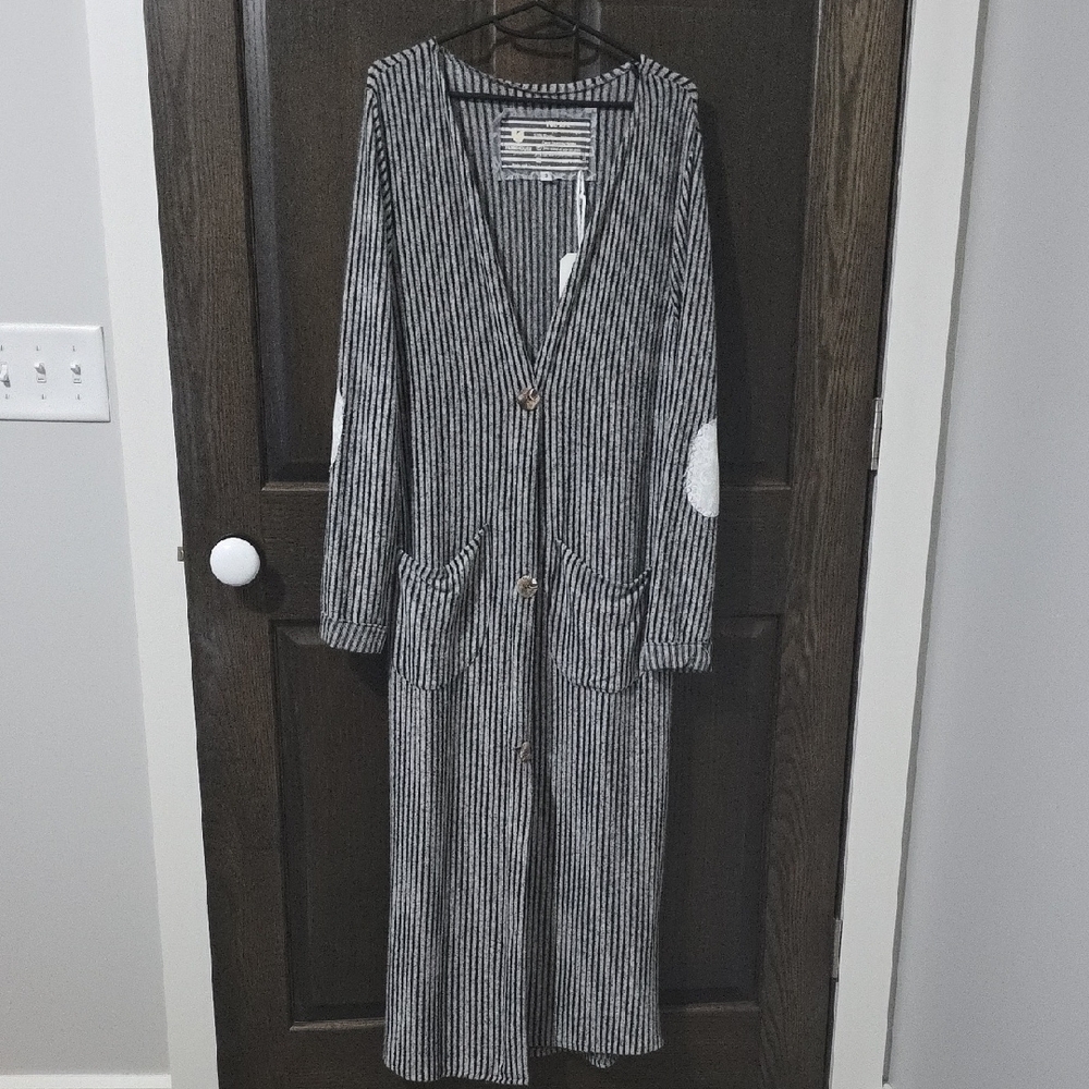 Farmhouse Frocks Striped Duster